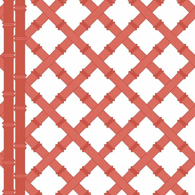 Gaston Y Daniela TRELLIS BLANCO/POMELO Wallpaper