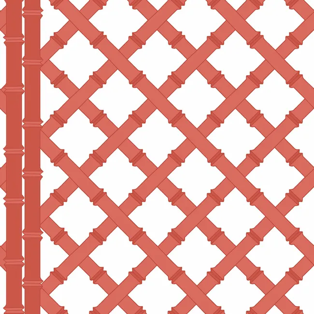 Gaston Y Daniela TRELLIS BLANCO/POMELO Wallpaper