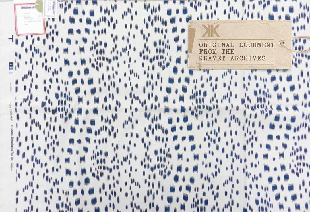 Brunschwig & Fils LES TOUCHES BLUE Wallpaper