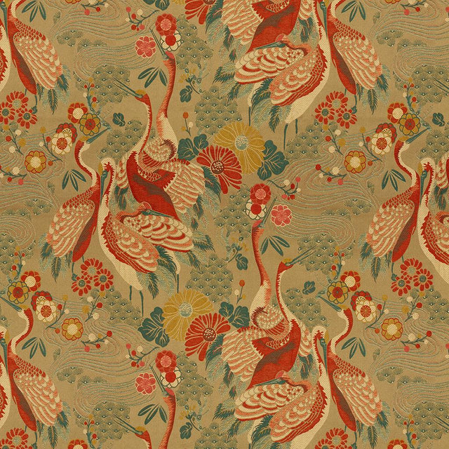 Kravet KIMONO INSPIRED HAUTE RED Upholstery Fabric