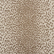 Schumacher Cheetah Velvet Natural Fabric