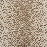 Schumacher Cheetah Velvet Natural Fabric