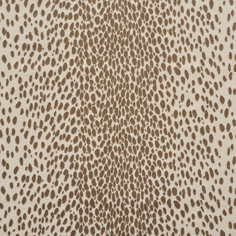 Schumacher Cheetah Velvet Natural Fabric