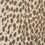 Schumacher Cheetah Velvet Natural Fabric