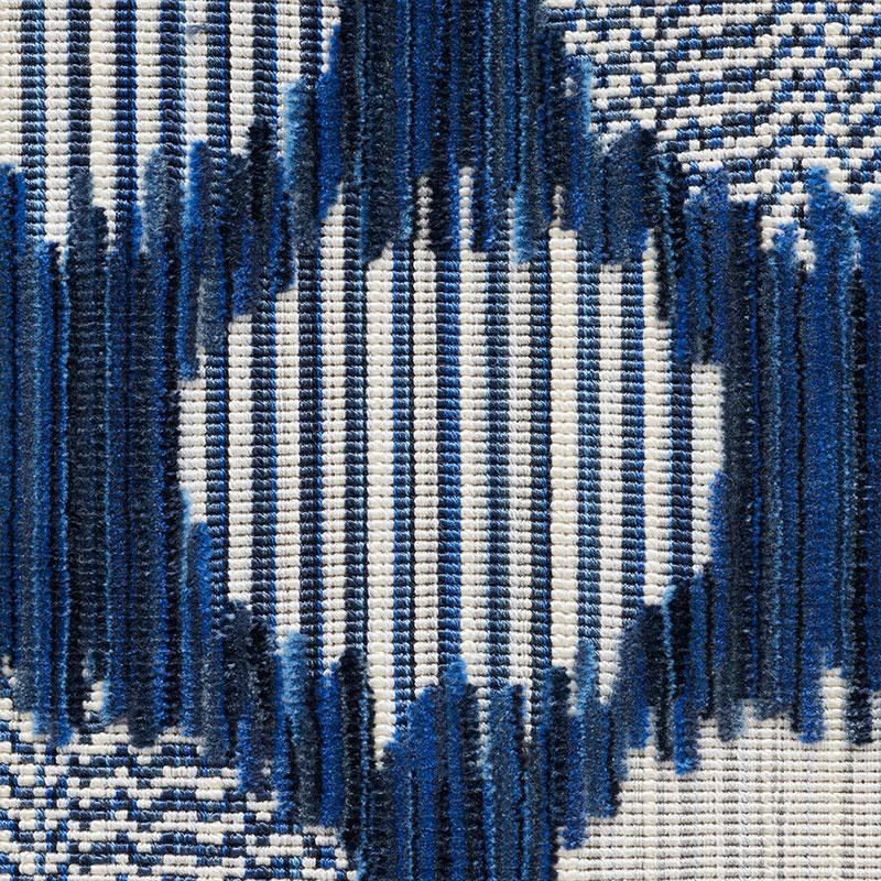 Schumacher Cirque Velvet Lapis Fabric