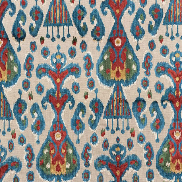 Schumacher Tabriz Ikat Velvet Multi Fabric