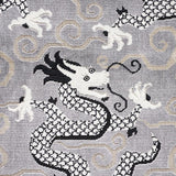 Schumacher Bixi Velvet Silver Fabric