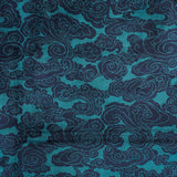 Schumacher Sozan Velvet Peacock Fabric