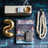 Schumacher Sozan Velvet Peacock Fabric