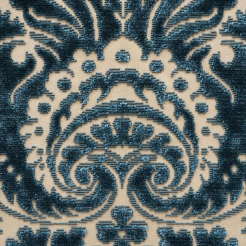 Schumacher Morimont Velvet Lake Fabric