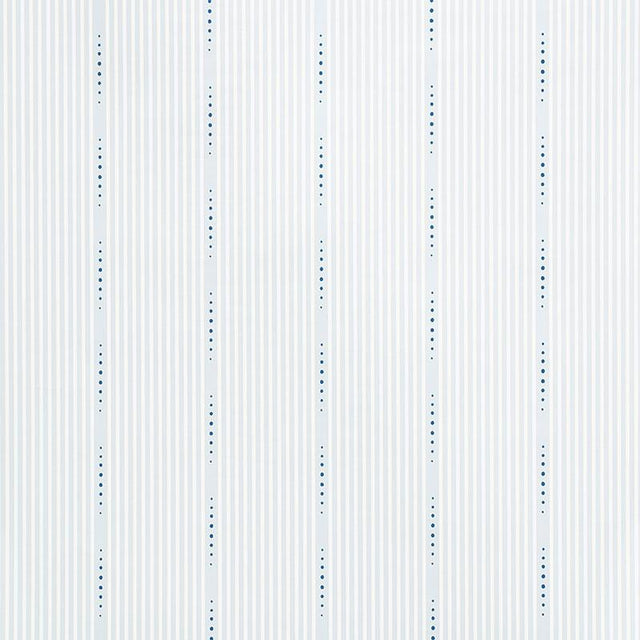Schumacher Opus Blue Wallpaper