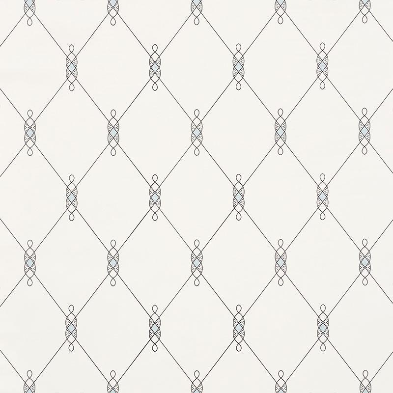 Schumacher Diso Blue Wallpaper