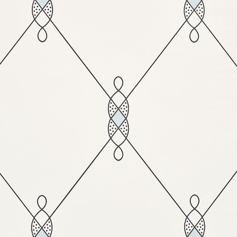 Schumacher Diso Blue Wallpaper