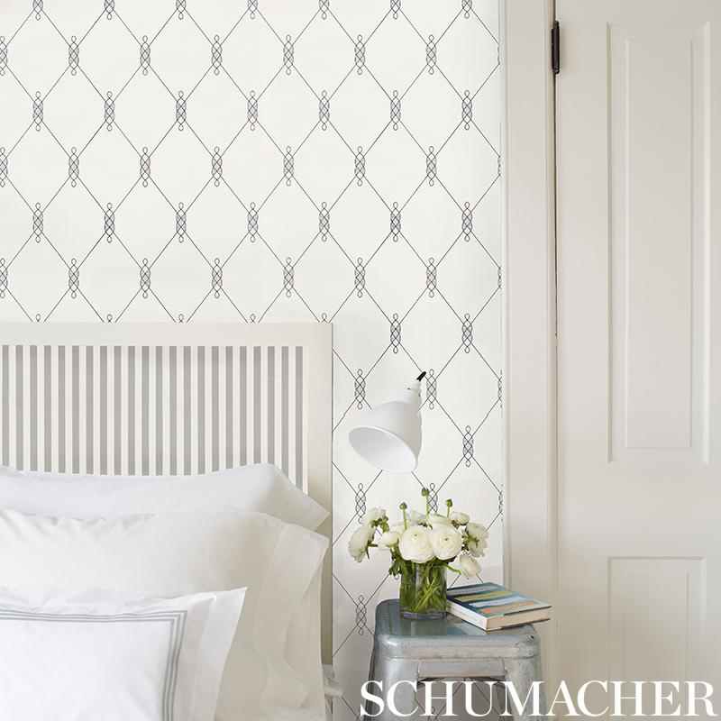 Schumacher Diso Parchment Wallpaper