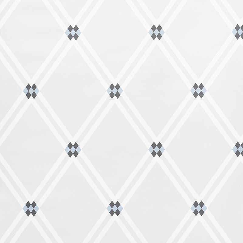 Schumacher Asolo Blue Wallpaper