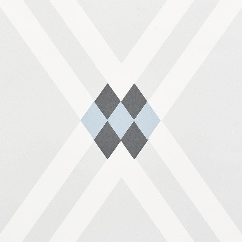 Schumacher Asolo Blue Wallpaper