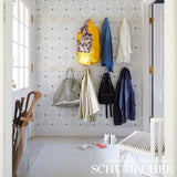 Schumacher Asolo Blue Wallpaper