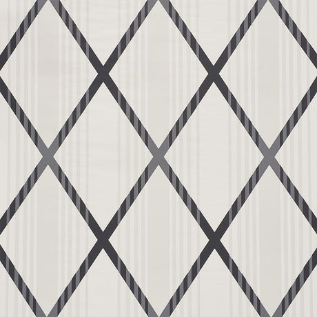 Schumacher Monti Charcoal Wallpaper