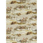 Mulberry MORNING GALLOP LINEN GREY/SAND Fabric