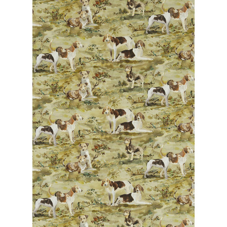 Mulberry MULBERRY HOUNDS LINEN MULTI Fabric