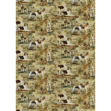 Mulberry MULBERRY HOUNDS VELVET MULTI Fabric