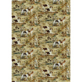 Mulberry MULBERRY HOUNDS VELVET MULTI Fabric