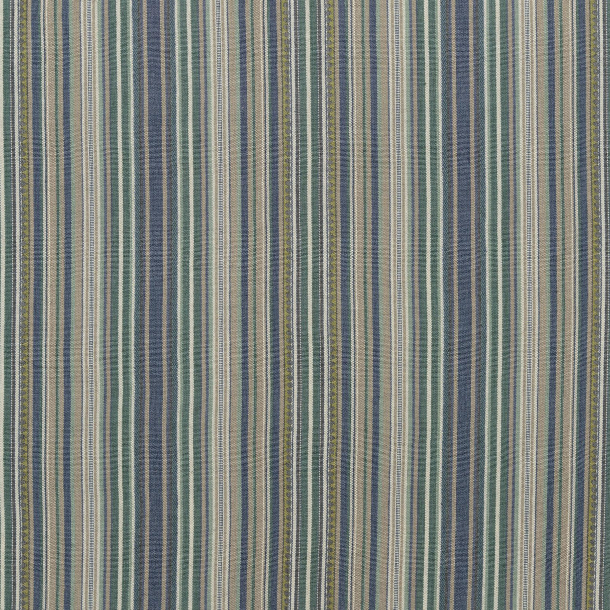Mulberry TAPTON STRIPE TEAL/INDIGO Fabric