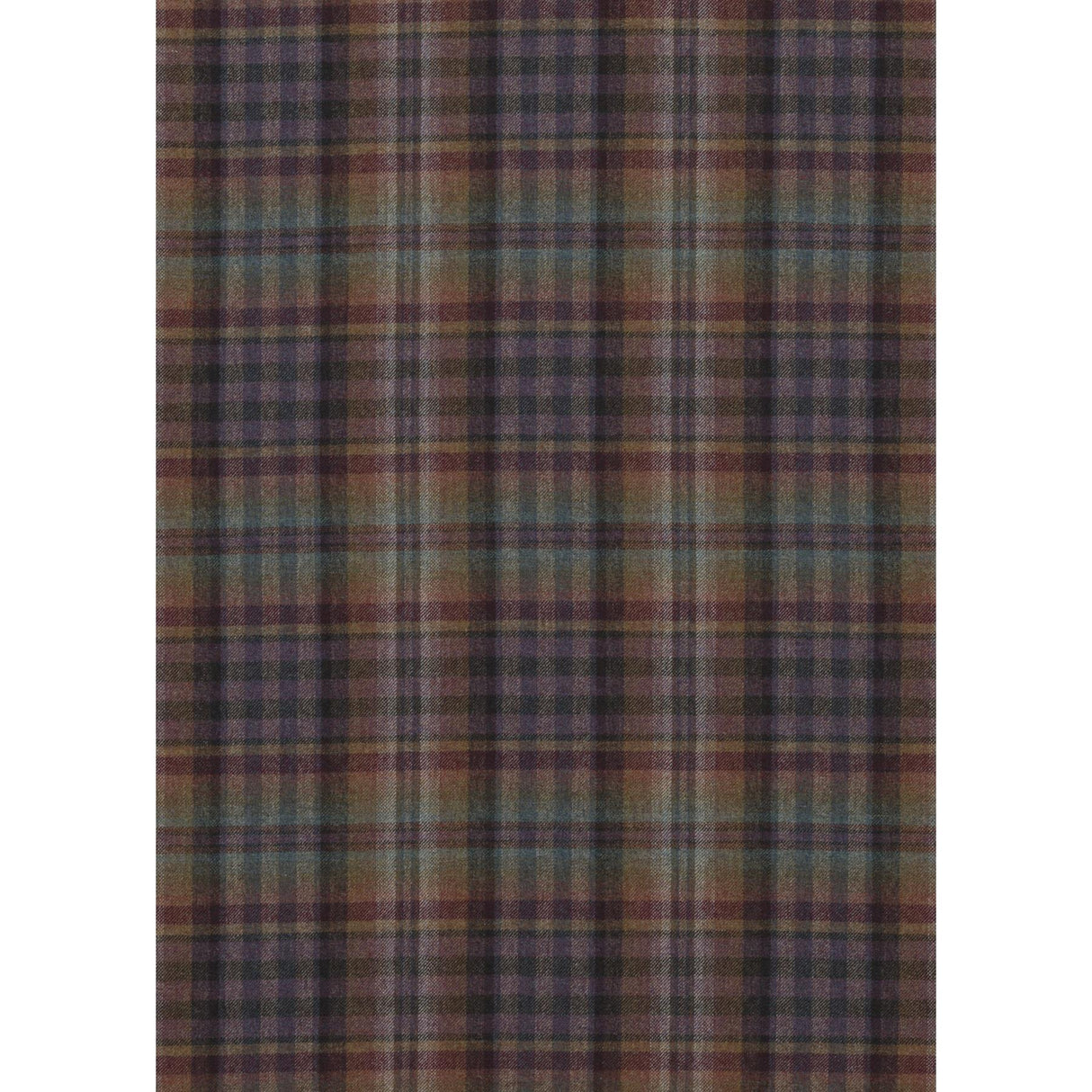 Mulberry NEVIS TEAL/SIENNA/MAUVE Upholstery Fabric