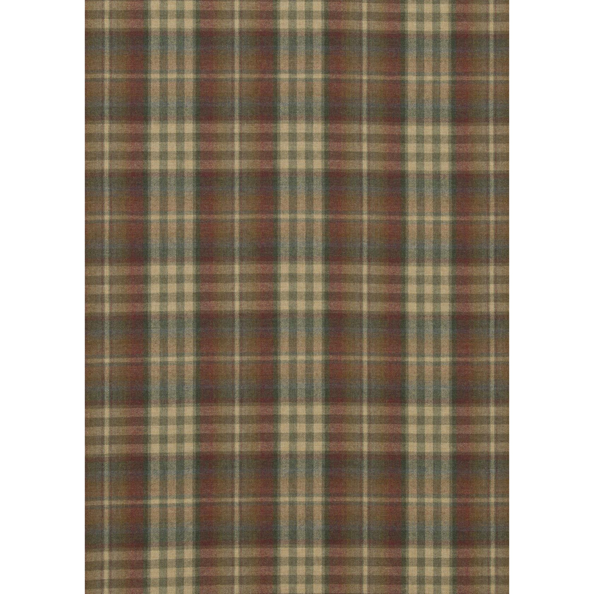 Mulberry NEVIS RED/GREEN Upholstery Fabric