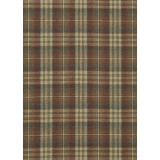 Mulberry NEVIS RED/GREEN Upholstery Fabric