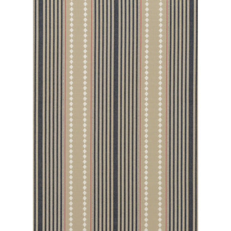 Mulberry BRIGHTON STRIPE INDIGO/LINEN Upholstery Fabric