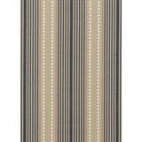 Mulberry BRIGHTON STRIPE INDIGO/LINEN Upholstery Fabric
