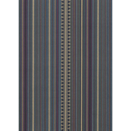 Mulberry PAGEANT STRIPE TEAL Upholstery Fabric