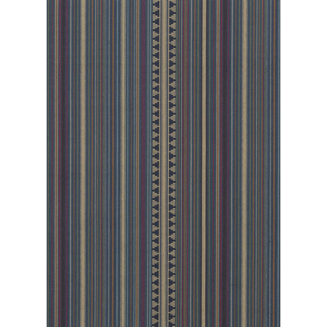 Mulberry PAGEANT STRIPE TEAL Upholstery Fabric