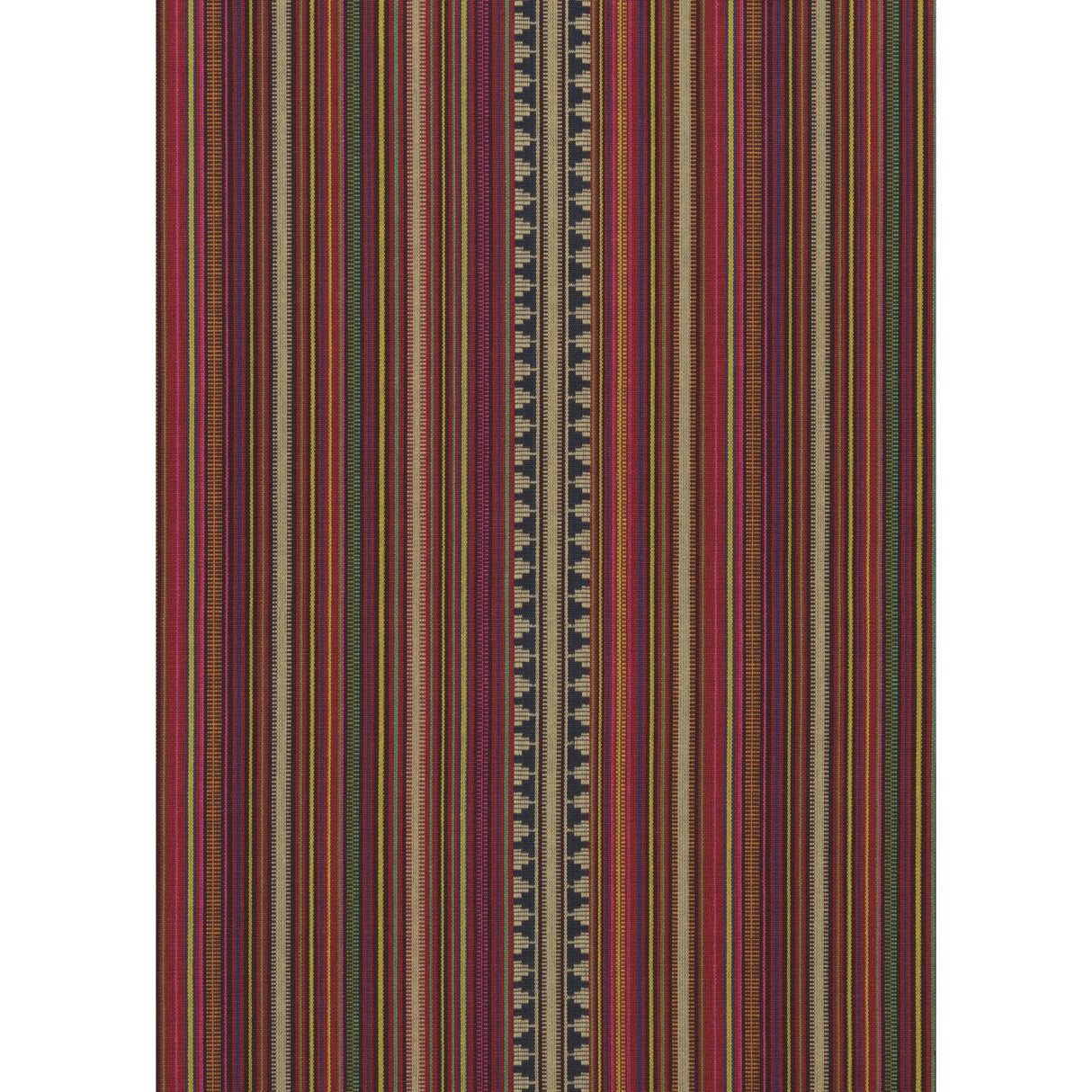 Mulberry PAGEANT STRIPE MULTI Upholstery Fabric