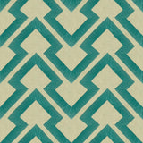 Brunschwig & Fils LIGHTNING BOLT TURQUOISE Upholstery Fabric