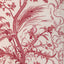 Brunschwig & Fils BIRD AND THISTLE COTTON PRINT RED Fabric
