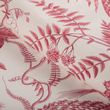 Brunschwig & Fils BIRD AND THISTLE COTTON PRINT RED Fabric