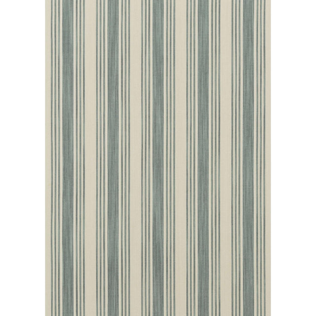 Mulberry HAMMOCK STRIPE TEAL Upholstery Fabric