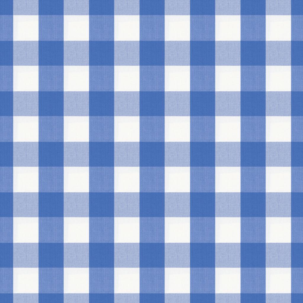 Brunschwig & Fils EXCHEQUER COTTON CHECK CORNFLOWER Upholstery Fabric