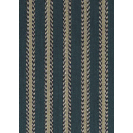 Mulberry CHESTER STRIPE TEAL Upholstery Fabric