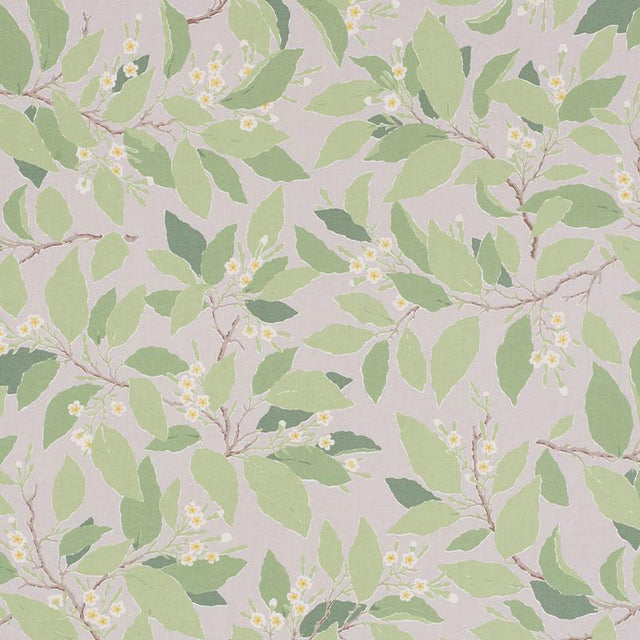 Schumacher Dogwood Leaf Grisaille Fabric