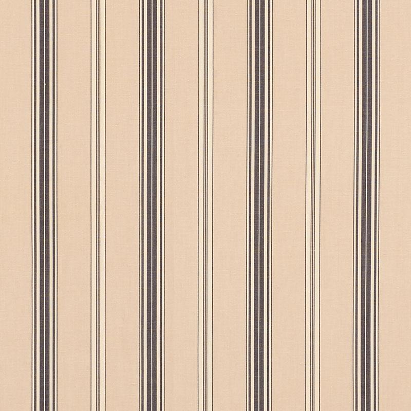 Schumacher Coco Stripe Stone Fabric