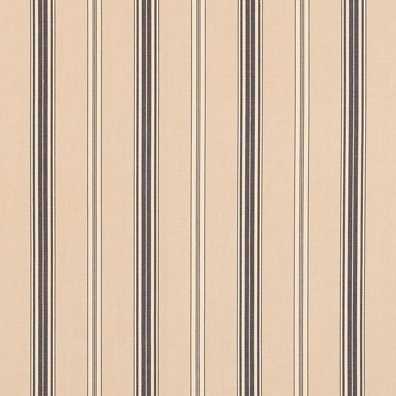 Schumacher Coco Stripe Stone Fabric