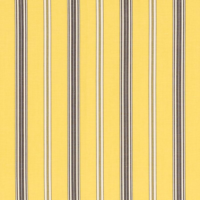 Schumacher Coco Stripe Yellow Fabric