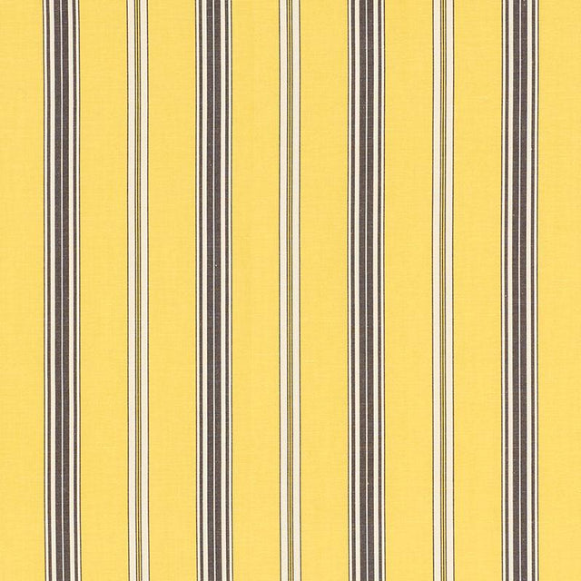 Schumacher Coco Stripe Yellow Fabric