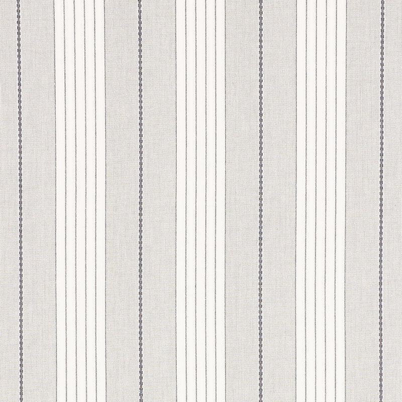 Schumacher Audrey Stripe Grey Fabric