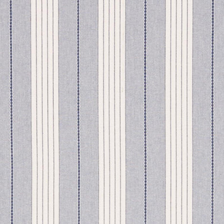 Schumacher Audrey Stripe Navy Fabric