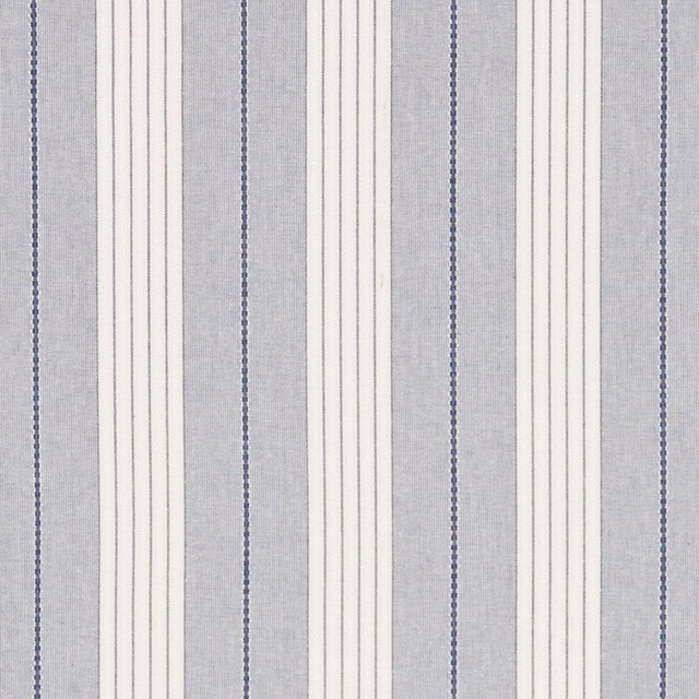 Schumacher Audrey Stripe Navy Fabric