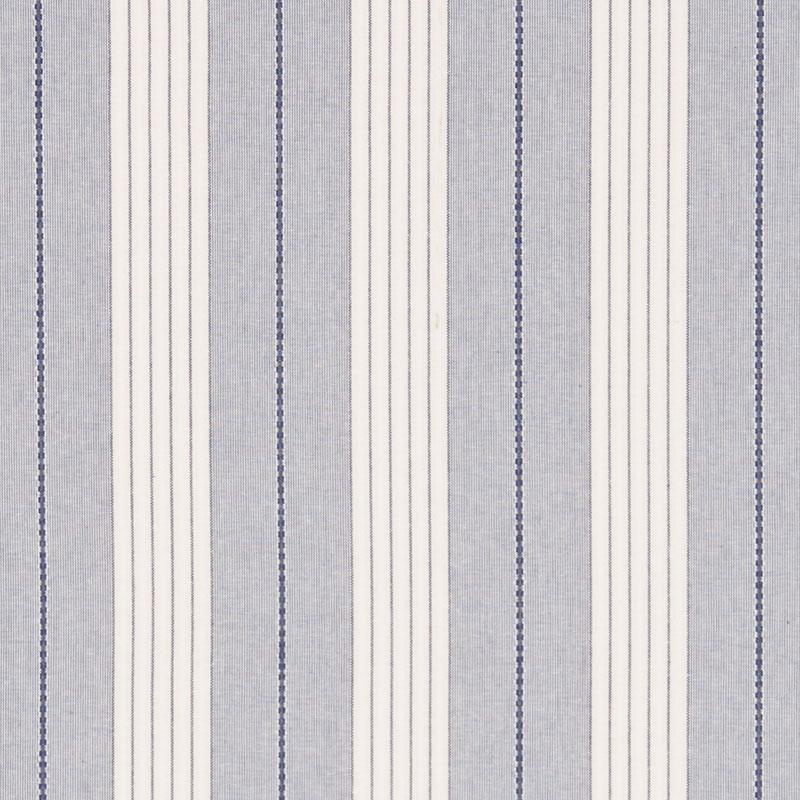 Schumacher Audrey Stripe Navy Fabric